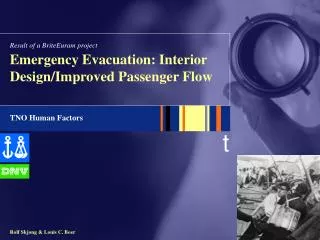 Emergency Evacuation: Interior Design/Improved Passenger Flow