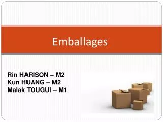 emballages