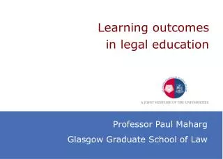 Learning outcomes in legal education