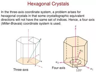Hexagonal Crystals