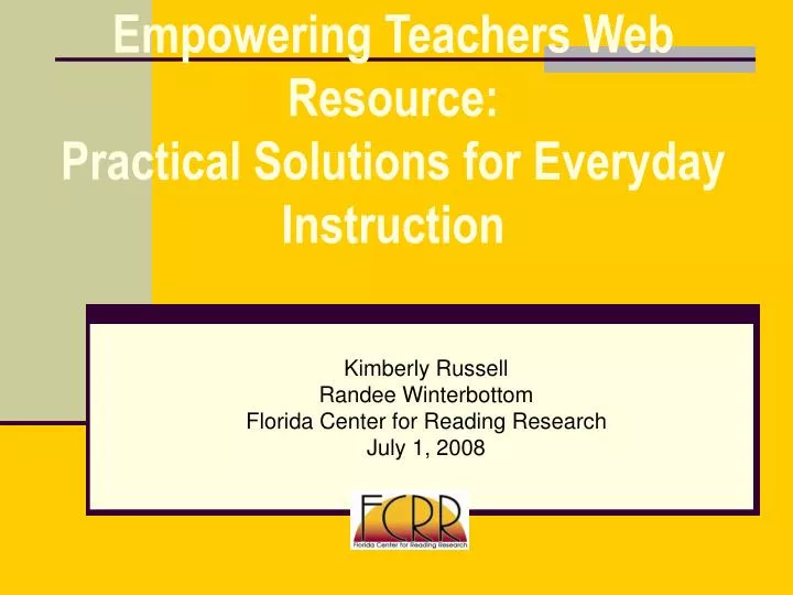 empowering teachers web resource practical solutions for everyday instruction