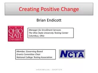 Creating Positive Change