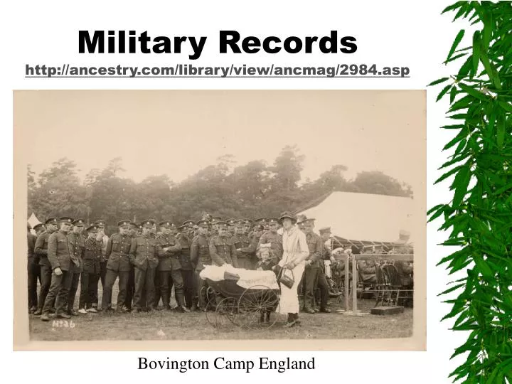 military records http ancestry com library view ancmag 2984 asp