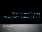New Hanover County Drug/DWI Treatment Court