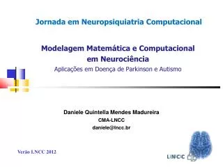 Jornada em Neuropsiquiatria Computacional