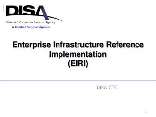 Enterprise Infrastructure Reference Implementation (EIRI)