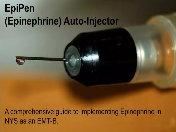 epipen epinephrine auto injector