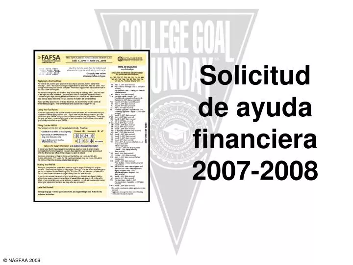 solicitud de ayuda financiera 2007 2008