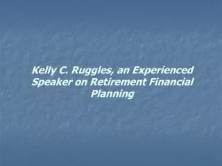 Kelly C. Ruggles