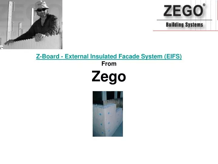 z board external insulated facade system eifs from zego