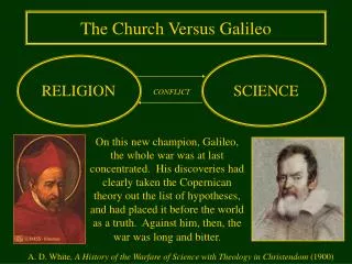 The Church Versus Galileo