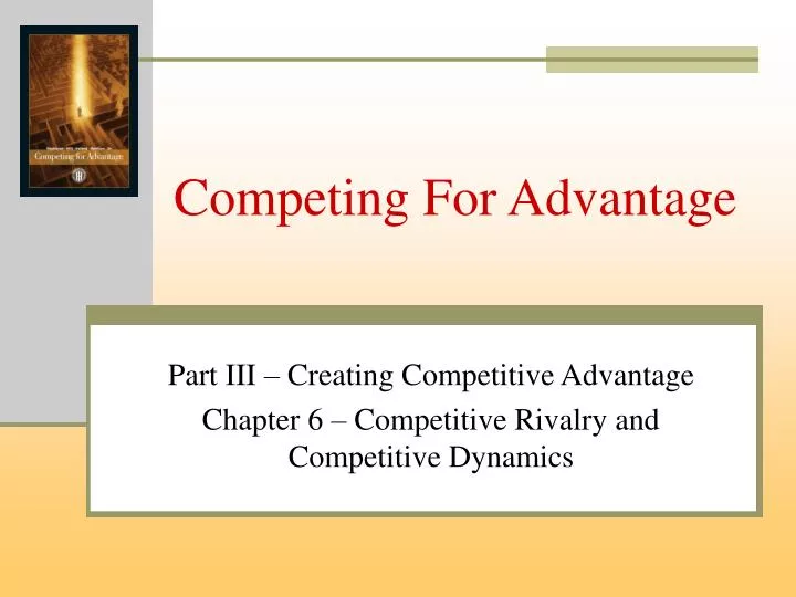 competing for advantage