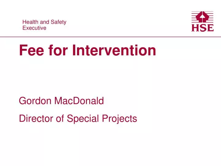 fee for intervention