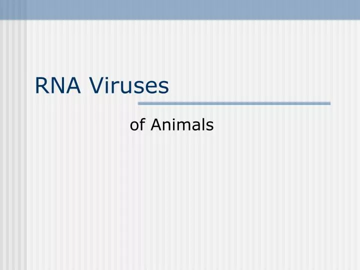 rna viruses