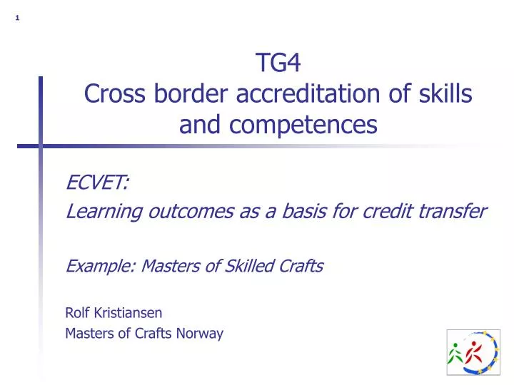 tg4 cross border accreditation of skills and competences
