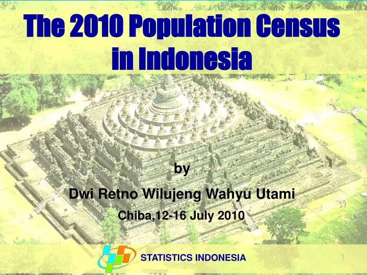 the 2010 population census in indonesia