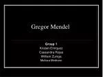 Gregor Mendel - slide 1