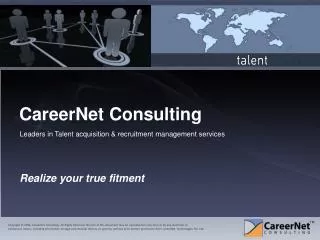 Personalized career services & solutions by CareerNet