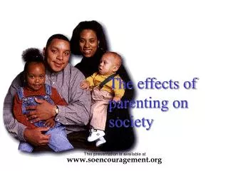 The effects of parenting on society