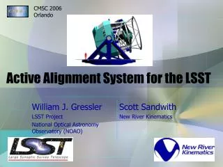 Active Alignment System for the LSST