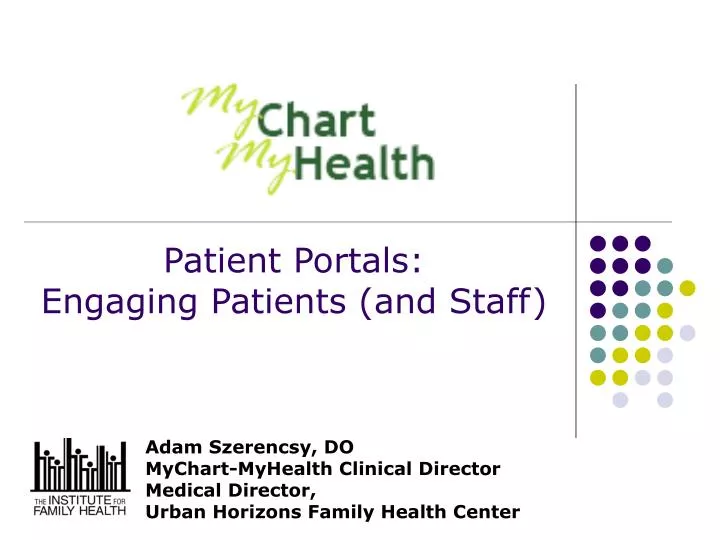 patient portals engaging patients and staff