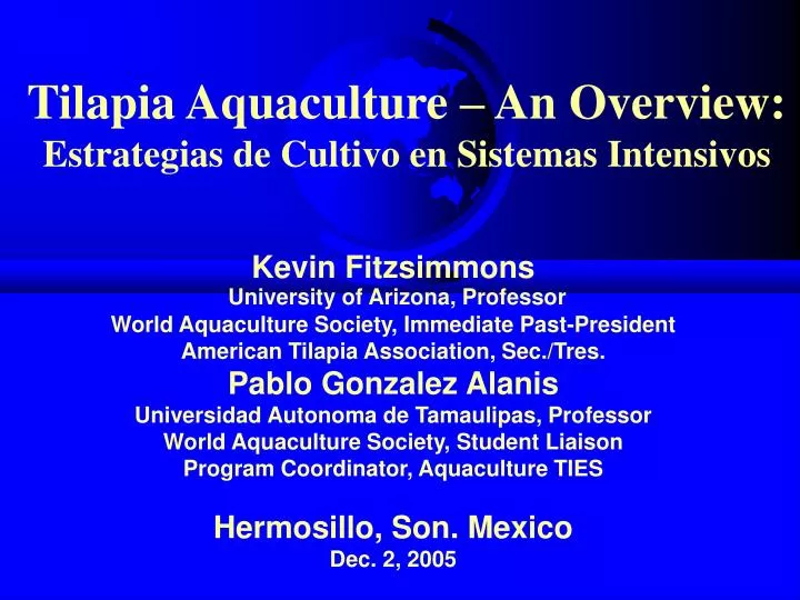 tilapia aquaculture an overview estrategias de cultivo en sistemas intensivos