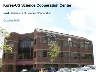 Korea-US Science Cooperation Center