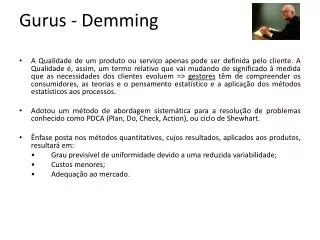 gurus demming