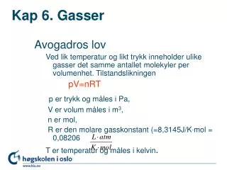 kap 6 gasser