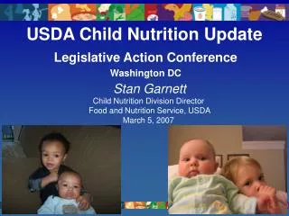 USDA Child Nutrition Update