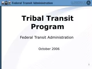 Tribal Transit Program