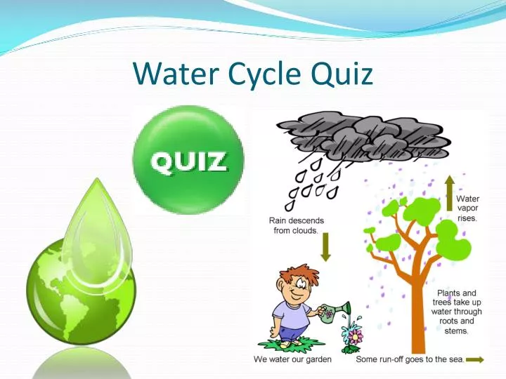 water cycle quiz