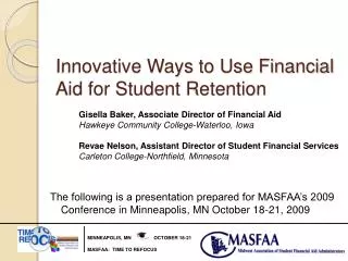 Innovative Ways to Use Financial Aid for Student Retention