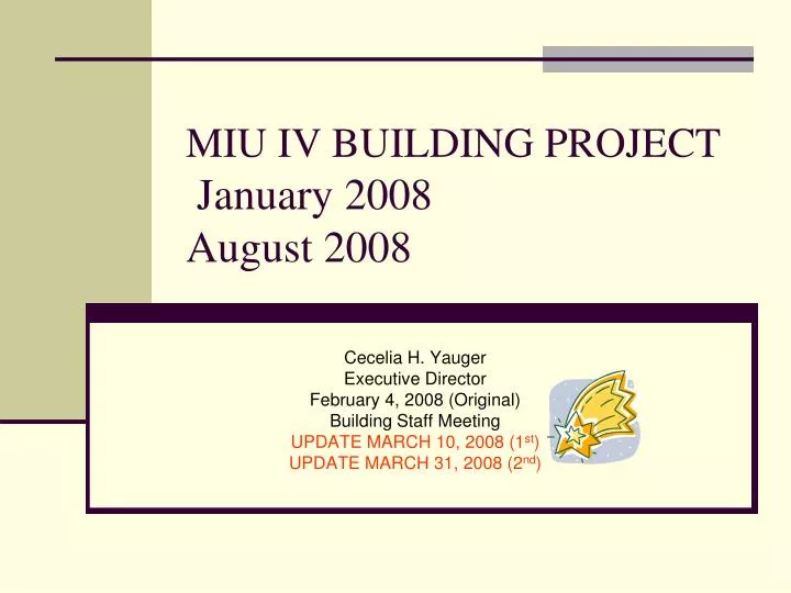 miu iv building project january 2008 august 2008