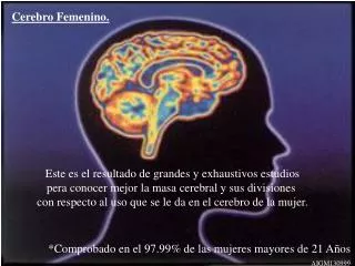 Cerebro Femenino.