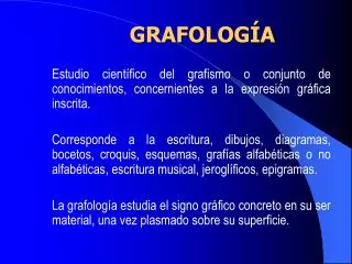grafolog a