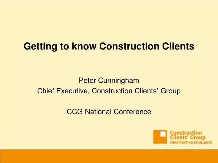 getting to know construction clients