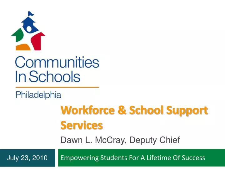 workforce school support services