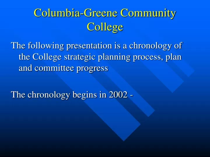 columbia greene community college