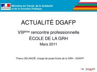 actualit dgafp