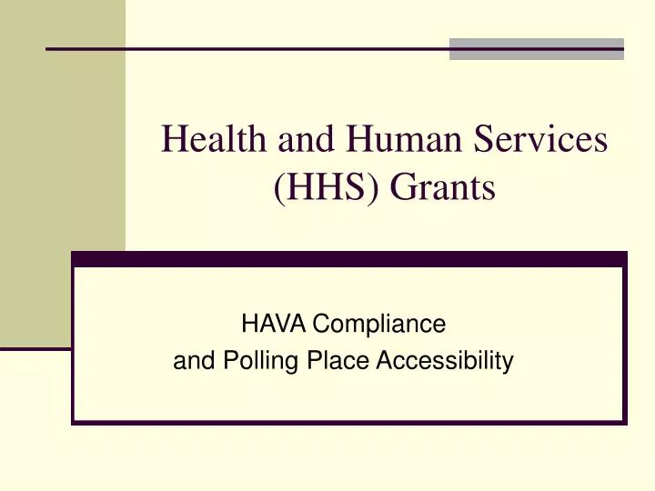 health and human services hhs grants
