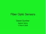 Fiber Optic Sensors - slide 1