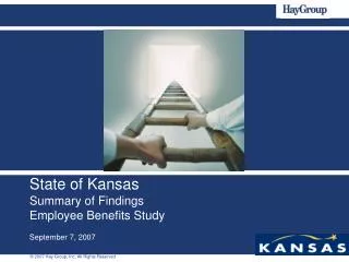 State of Kansas Summary of Findings Employee Benefits Study