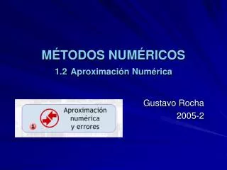 m todos num ricos 1 2 aproximaci n num rica