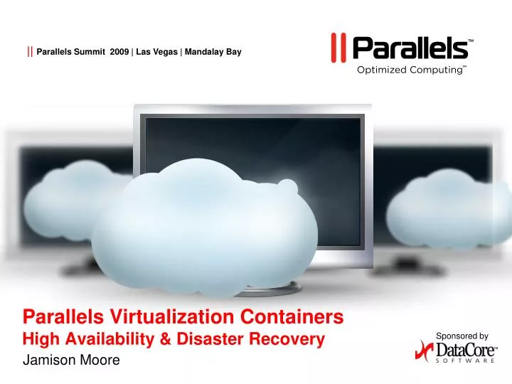 parallels virtualization containers high availability disaster recovery