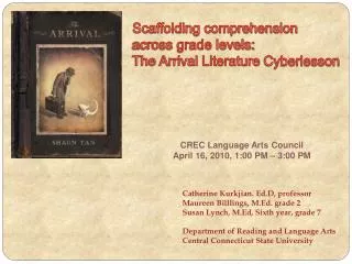 Scaffolding comprehension across grade levels: The Arrival Literature Cyberlesson