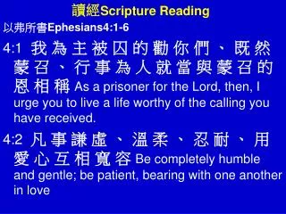 scripture reading