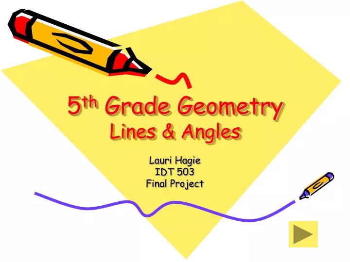 5 th grade geometry lines angles