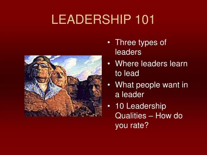 leadership 101