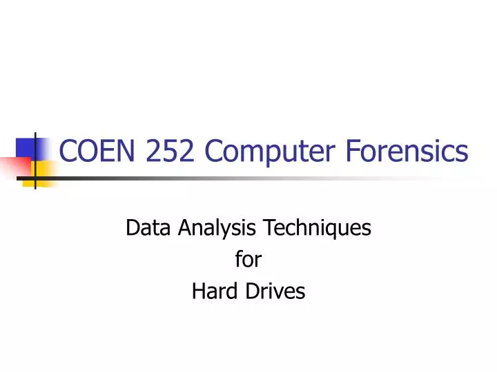 coen 252 computer forensics